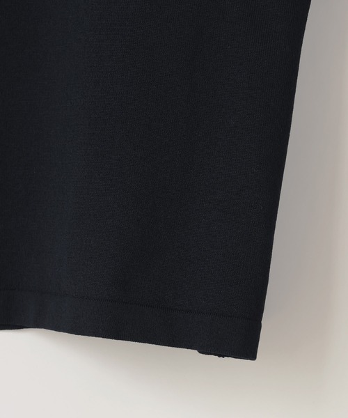 LOWRYS FARM(ローリーズファーム)の「UVカット・吸水速乾【LFM(U)】DRYMIXヘンリーニットSS 911116(Tシャツ/カットソー・メンズ・ネイビー/ホワイト/イエロー・LARGE/MEDIUM)」の7枚目の写真