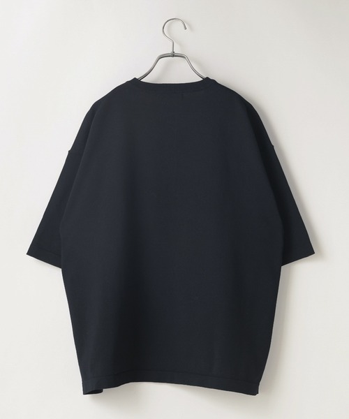 LOWRYS FARM(ローリーズファーム)の「UVカット・吸水速乾【LFM(U)】DRYMIXヘンリーニットSS 911116(Tシャツ/カットソー・メンズ・ネイビー/ホワイト/イエロー・LARGE/MEDIUM)」の11枚目の写真