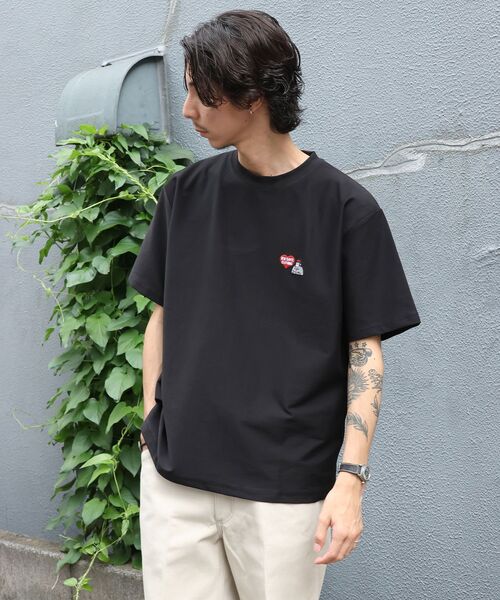 BEN DAVIS(ベンデイビス)の「【BEN DAVIS(ベンデイビス)】 COOLER GORILLA EMB TEE / 接触冷感 オーバーサイズ 半袖 Tシャツ クルーネック 刺繍 ワンポイント プリント ユニセックス(Tシャツ/カットソー・メンズ・ホワイト/ブラック/ネイビー/グリーン系その他3・LARGE/MEDIUM/X-LARGE)」の9枚目の写真