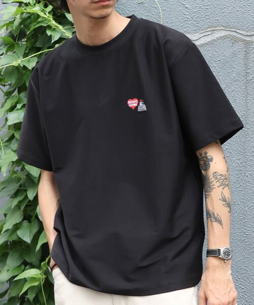 BEN DAVIS(ベンデイビス)の「【BEN DAVIS(ベンデイビス)】 COOLER GORILLA EMB TEE / 接触冷感 オーバーサイズ 半袖 Tシャツ クルーネック 刺繍 ワンポイント プリント ユニセックス(Tシャツ/カットソー・メンズ・ホワイト/ブラック/ネイビー/グリーン系その他3・LARGE/MEDIUM/X-LARGE)」の11枚目の写真
