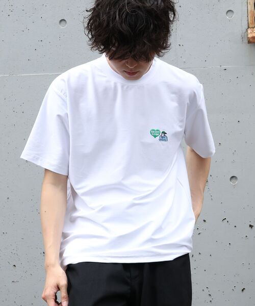 BEN DAVIS(ベンデイビス)の「【BEN DAVIS(ベンデイビス)】 COOLER GORILLA EMB TEE / 接触冷感 オーバーサイズ 半袖 Tシャツ クルーネック 刺繍 ワンポイント プリント ユニセックス(Tシャツ/カットソー・メンズ・ホワイト/ブラック/ネイビー/グリーン系その他3・LARGE/MEDIUM/X-LARGE)」の15枚目の写真