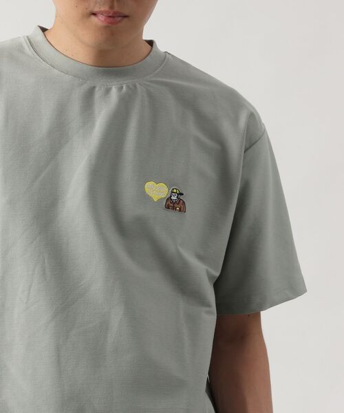 BEN DAVIS(ベンデイビス)の「【BEN DAVIS(ベンデイビス)】 COOLER GORILLA EMB TEE / 接触冷感 オーバーサイズ 半袖 Tシャツ クルーネック 刺繍 ワンポイント プリント ユニセックス(Tシャツ/カットソー・メンズ・ホワイト/ブラック/ネイビー/グリーン系その他3・LARGE/MEDIUM/X-LARGE)」の21枚目の写真
