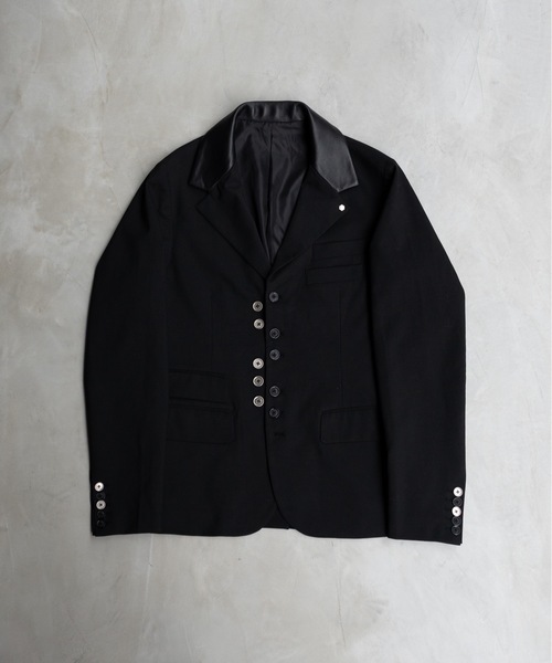 PHILTHEORY(フィルセオリー)の「mulch button overlay tailored Jacket / マルチボタンオーバーレイテーラードジャケット(テーラードジャケット・メンズ・ブラック・3/2/1)」の11枚目の写真