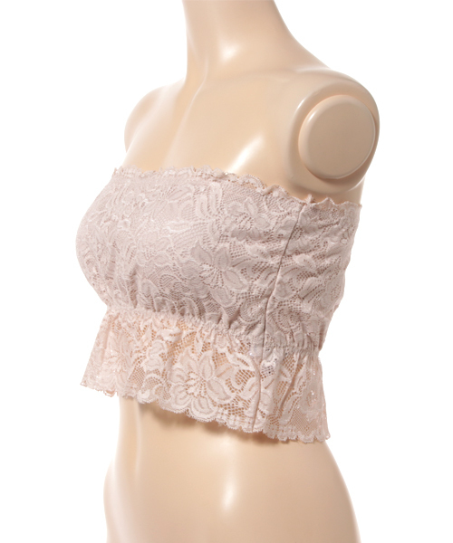 MICOAMERI(ミコアメリ)の「レースブラトップ(チューブトップ・レディース・ブラック/ホワイト/ピンク・FREE)」の16枚目の写真