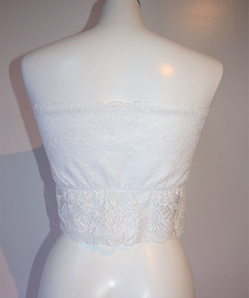 MICOAMERI(ミコアメリ)の「レースブラトップ(チューブトップ・レディース・ブラック/ホワイト/ピンク・FREE)」の6枚目の写真