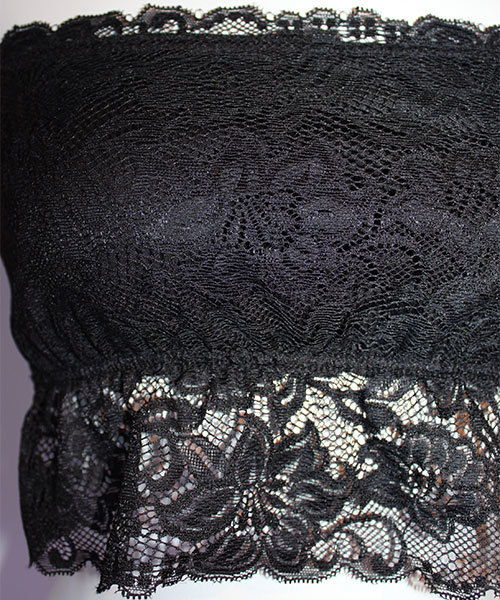 MICOAMERI(ミコアメリ)の「レースブラトップ(チューブトップ・レディース・ブラック/ホワイト/ピンク・FREE)」の8枚目の写真