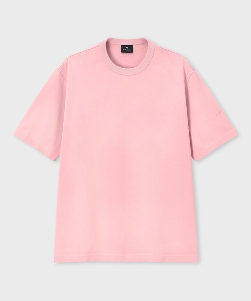 PS Paul Smith(ピーエスポールスミス)の「ヘビーウェイト ガーメントダイ Tシャツ / 262507 220X(Tシャツ/カットソー・メンズ・ライトグレー/ライトブルー/ライトピンク・LARGE/MEDIUM/X-LARGE)」の3枚目の写真