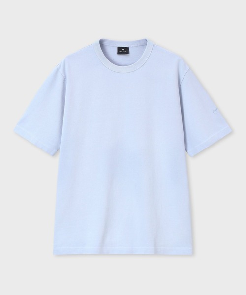 PS Paul Smith(ピーエスポールスミス)の「ヘビーウェイト ガーメントダイ Tシャツ / 262507 220X(Tシャツ/カットソー・メンズ・ライトグレー/ライトブルー/ライトピンク・LARGE/MEDIUM/X-LARGE)」の1枚目の写真