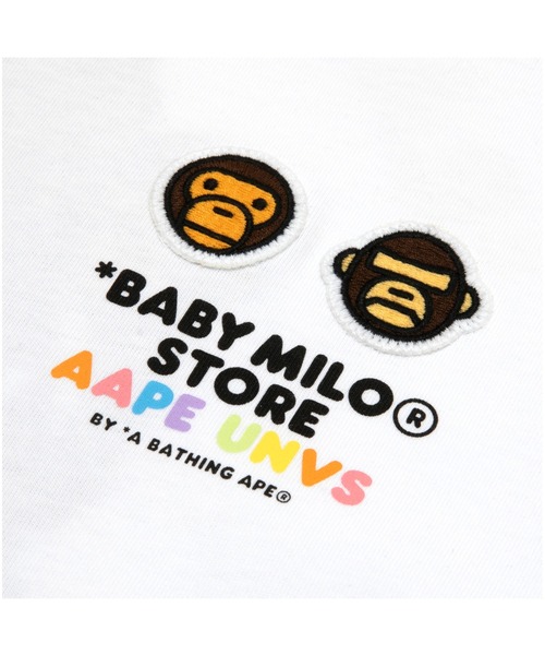 AAPE BY A BATHING APE(エーエイプバイアベイシングエイプ)の「AAPE X BABY MILO STORE TEE(Tシャツ/カットソー・メンズ・ホワイト/ブラック・MEDIUM/SMALL/XX-LARGE/X-LARGE/LARGE)」の4枚目の写真