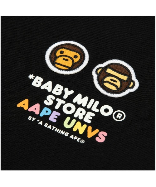 AAPE BY A BATHING APE(エーエイプバイアベイシングエイプ)の「AAPE X BABY MILO STORE TEE(Tシャツ/カットソー・メンズ・ホワイト/ブラック・MEDIUM/SMALL/XX-LARGE/X-LARGE/LARGE)」の8枚目の写真