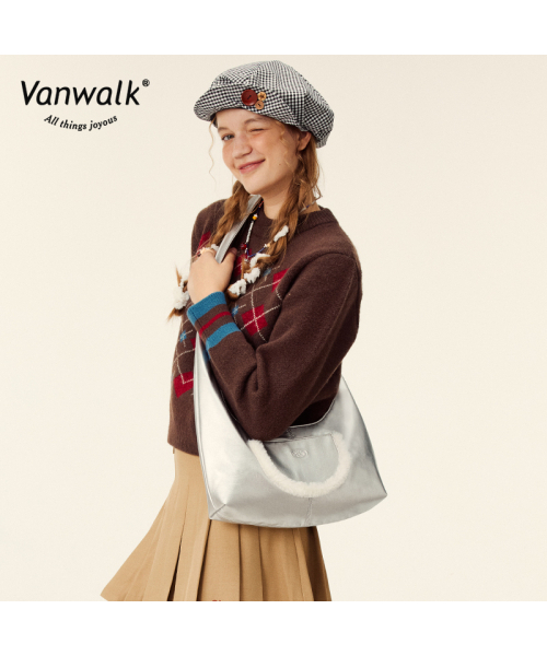 VANWALK（バンウォーク）の「バンダルショッパーバッグ [シルバー]（ショルダーバッグ・レディース・その他・FREE）」の2枚目の写真