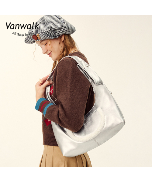 VANWALK（バンウォーク）の「バンダルショッパーバッグ [シルバー]（ショルダーバッグ・レディース・その他・FREE）」の3枚目の写真