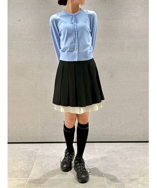 LILY BROWN(リリーブラウン)の「【LILY BROWN×Hearts2Hearts】エンブレム刺繍カーディガン(カーディガン/ボレロ・レディース・グレー/アイボリー/ライトブルー/イエロー・F)」の21枚目の写真