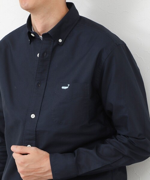 NOLLEY’S(ノーリーズ)の「TRADITIONAL OX クジラBD ボタンダウンシャツ 26AW(シャツ/ブラウス・メンズ・ピンク系その他/ブルー系その他/グレー系その他/ブルー/ネイビー/ベージュ/ホワイト・M/S/XL/L)」の4枚目の写真