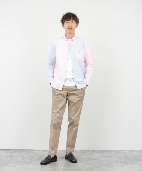 NOLLEY’S(ノーリーズ)の「TRADITIONAL OX クジラBD ボタンダウンシャツ 26AW(シャツ/ブラウス・メンズ・ピンク系その他/ブルー系その他/グレー系その他/ブルー/ネイビー/ベージュ/ホワイト・M/S/XL/L)」の17枚目の写真
