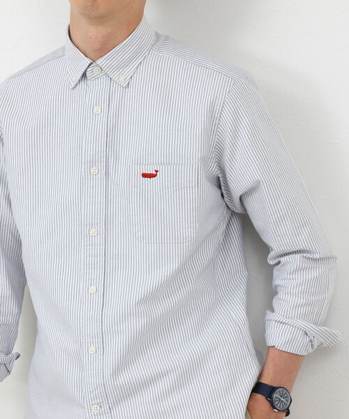 NOLLEY’S(ノーリーズ)の「TRADITIONAL OX クジラBD ボタンダウンシャツ 26AW(シャツ/ブラウス・メンズ・ピンク系その他/ブルー系その他/グレー系その他/ブルー/ネイビー/ベージュ/ホワイト・M/S/XL/L)」の21枚目の写真