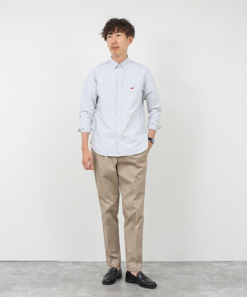 NOLLEY’S(ノーリーズ)の「TRADITIONAL OX クジラBD ボタンダウンシャツ 26AW(シャツ/ブラウス・メンズ・ピンク系その他/ブルー系その他/グレー系その他/ブルー/ネイビー/ベージュ/ホワイト・M/S/XL/L)」の8枚目の写真