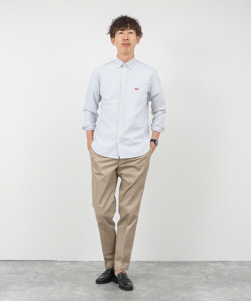 NOLLEY’S(ノーリーズ)の「TRADITIONAL OX クジラBD ボタンダウンシャツ 26AW(シャツ/ブラウス・メンズ・ピンク系その他/ブルー系その他/グレー系その他/ブルー/ネイビー/ベージュ/ホワイト・M/S/XL/L)」の9枚目の写真