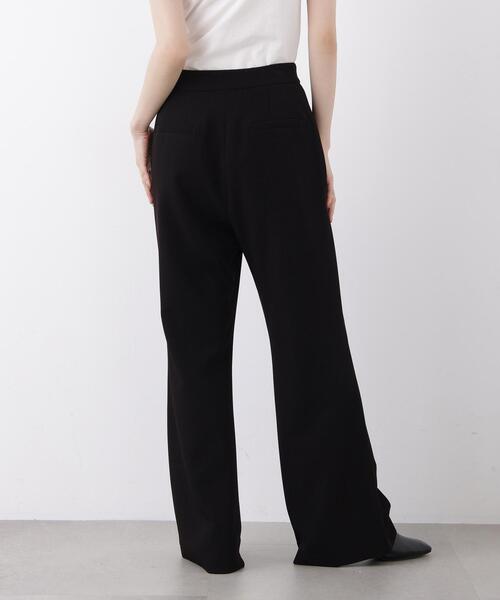 N.(N. Natural Beauty Basic)(エヌエヌナチュラルビューティーベーシック)の「ワイドフレアパンツ(その他パンツ・レディース・ブラック/ブラウン・MEDIUM/P/S)」の5枚目の写真