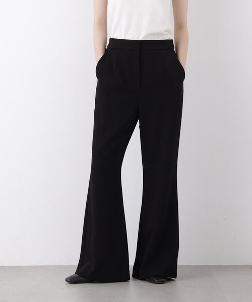 N.(N. Natural Beauty Basic)(エヌエヌナチュラルビューティーベーシック)の「ワイドフレアパンツ(その他パンツ・レディース・ブラック/ブラウン・MEDIUM/P/S)」の8枚目の写真