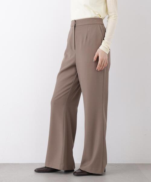 N.(N. Natural Beauty Basic)(エヌエヌナチュラルビューティーベーシック)の「ワイドフレアパンツ(その他パンツ・レディース・ブラック/ブラウン・MEDIUM/P/S)」の13枚目の写真