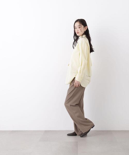 N.(N. Natural Beauty Basic)(エヌエヌナチュラルビューティーベーシック)の「ワイドフレアパンツ(その他パンツ・レディース・ブラック/ブラウン・MEDIUM/P/S)」の14枚目の写真
