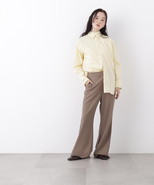 N.(N. Natural Beauty Basic)(エヌエヌナチュラルビューティーベーシック)の「ワイドフレアパンツ(その他パンツ・レディース・ブラック/ブラウン・MEDIUM/P/S)」の17枚目の写真