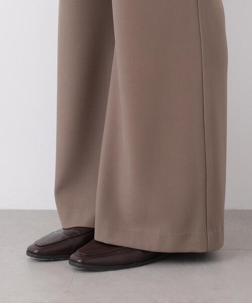 N.(N. Natural Beauty Basic)(エヌエヌナチュラルビューティーベーシック)の「ワイドフレアパンツ(その他パンツ・レディース・ブラック/ブラウン・MEDIUM/P/S)」の21枚目の写真