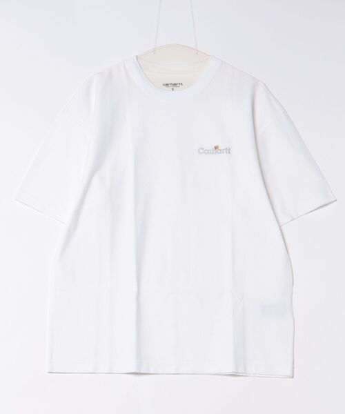 Carhartt(カーハート)の「Carhartt WIP/カーハート S/S WIP LABELT-SHIRT(Tシャツ/カットソー・メンズ・ブラック/ホワイト・M/L/S)」の1枚目の写真