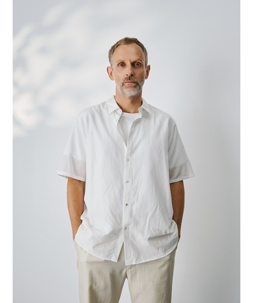 THE TOKYO(ザトウキョウ)の「【SILKα/シルクアルファ】SILK α S/S Shirt(シャツ/ブラウス・メンズ・ホワイト/ミント/ピンク/サックスブルー・44/48/46)」の2枚目の写真