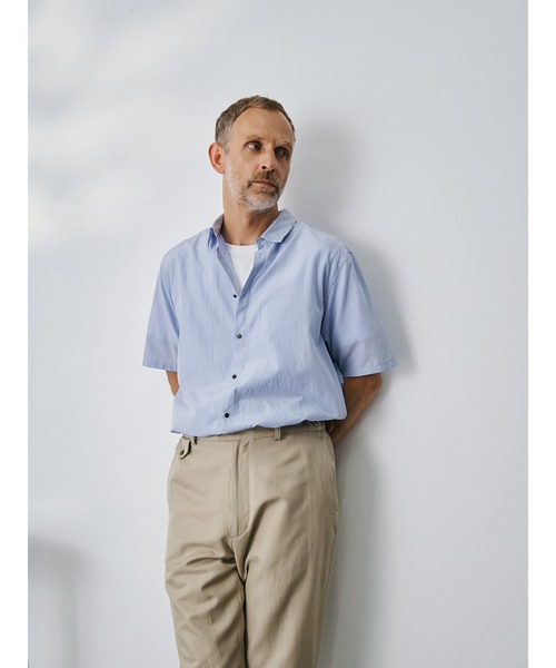 THE TOKYO(ザトウキョウ)の「【SILKα/シルクアルファ】SILK α S/S Shirt(シャツ/ブラウス・メンズ・ホワイト/ミント/ピンク/サックスブルー・44/48/46)」の4枚目の写真