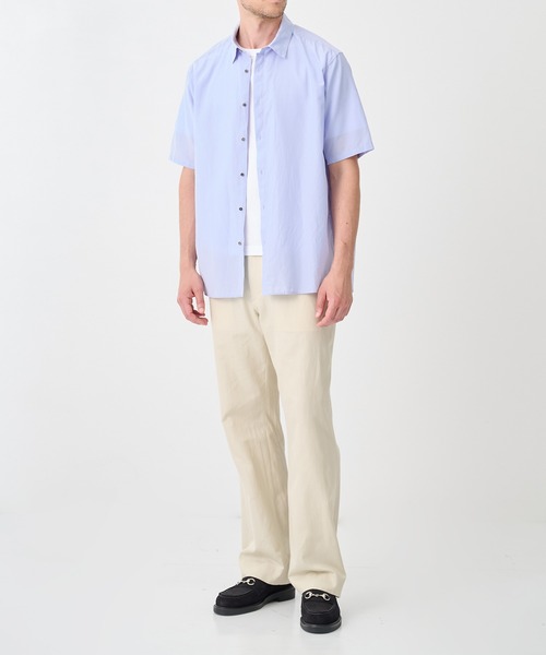 THE TOKYO(ザトウキョウ)の「【SILKα/シルクアルファ】SILK α S/S Shirt(シャツ/ブラウス・メンズ・ホワイト/ミント/ピンク/サックスブルー・44/48/46)」の19枚目の写真