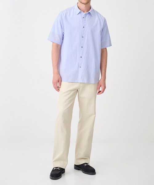 THE TOKYO(ザトウキョウ)の「【SILKα/シルクアルファ】SILK α S/S Shirt(シャツ/ブラウス・メンズ・ホワイト/ミント/ピンク/サックスブルー・44/48/46)」の18枚目の写真