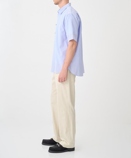 THE TOKYO(ザトウキョウ)の「【SILKα/シルクアルファ】SILK α S/S Shirt(シャツ/ブラウス・メンズ・ホワイト/ミント/ピンク/サックスブルー・44/48/46)」の20枚目の写真