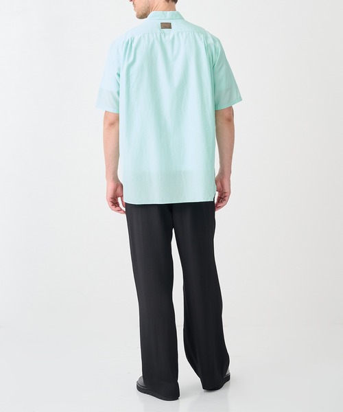 THE TOKYO(ザトウキョウ)の「【SILKα/シルクアルファ】SILK α S/S Shirt(シャツ/ブラウス・メンズ・ホワイト/ミント/ピンク/サックスブルー・44/48/46)」の11枚目の写真