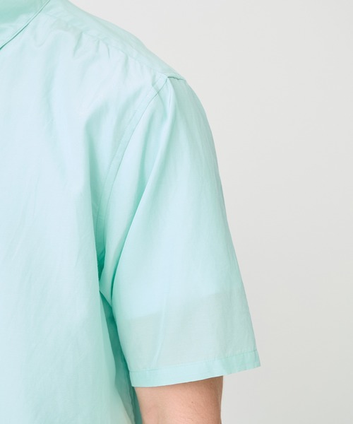 THE TOKYO(ザトウキョウ)の「【SILKα/シルクアルファ】SILK α S/S Shirt(シャツ/ブラウス・メンズ・ホワイト/ミント/ピンク/サックスブルー・44/48/46)」の6枚目の写真