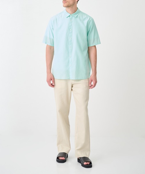 THE TOKYO(ザトウキョウ)の「【SILKα/シルクアルファ】SILK α S/S Shirt(シャツ/ブラウス・メンズ・ホワイト/ミント/ピンク/サックスブルー・44/48/46)」の7枚目の写真