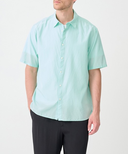 THE TOKYO(ザトウキョウ)の「【SILKα/シルクアルファ】SILK α S/S Shirt(シャツ/ブラウス・メンズ・ホワイト/ミント/ピンク/サックスブルー・44/48/46)」の12枚目の写真