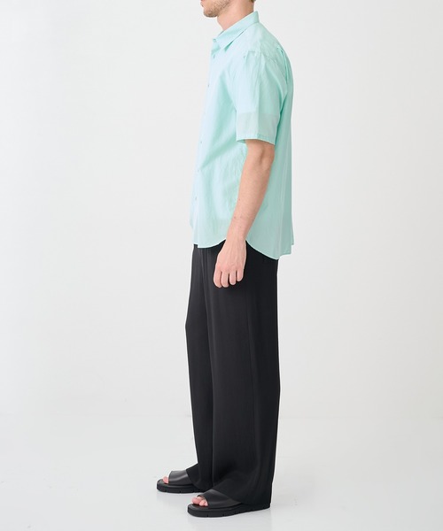 THE TOKYO(ザトウキョウ)の「【SILKα/シルクアルファ】SILK α S/S Shirt(シャツ/ブラウス・メンズ・ホワイト/ミント/ピンク/サックスブルー・44/48/46)」の10枚目の写真