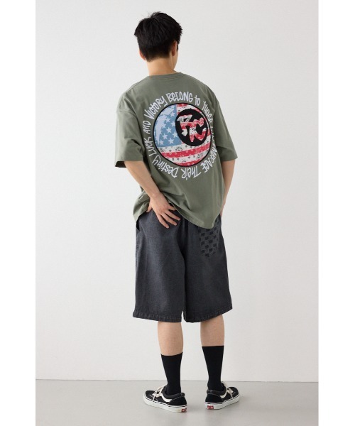RODEO CROWNS WIDE BOWL(ロデオクラウンズワイドボウル)の「ダブルニーデニムショーツ(デニムパンツ・メンズ・ネイビー/ブラック・LARGE/MEDIUM)」の14枚目の写真