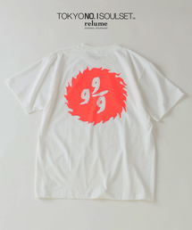 【TOKYO No.1 SOUL SET × relume】別注 “9 9/9” プリント Tシャツ