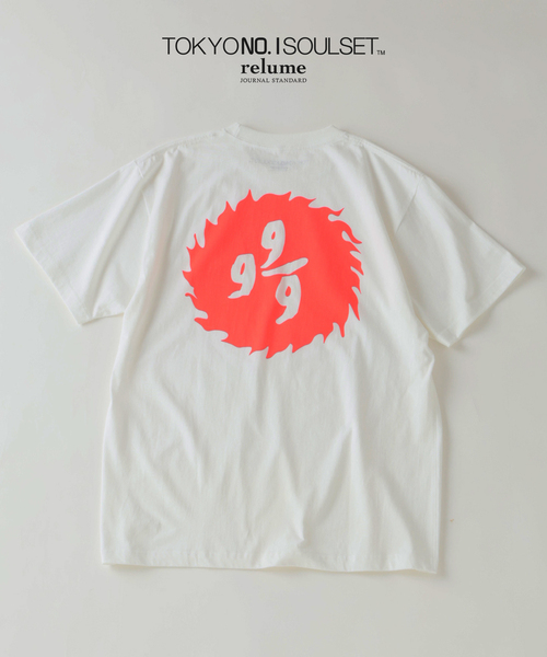 [TOKYO No.1 SOUL SET × relume] принт‑футболка «9 9/9»