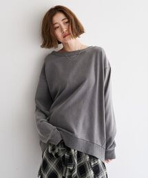 ヴィンテージ加工ルーズスウェット