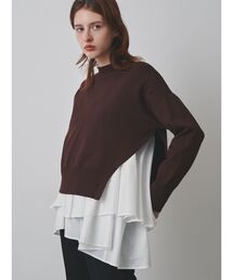 キャミセットサイドスリットニット