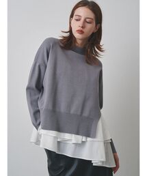 キャミセットサイドスリットニット