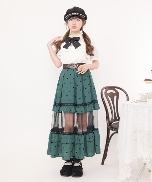 axes femme POETIQUE(アクシーズファムポエティック)の「ティーカップチャーム付きブラウス(シャツ/ブラウス・レディース・ブラック/ワイン/ホワイト・MEDIUM)」の21枚目の写真