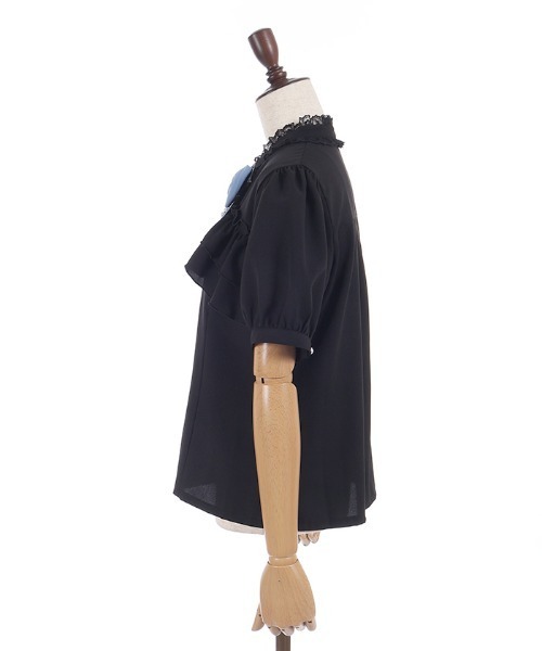 axes femme POETIQUE(アクシーズファムポエティック)の「ティーカップチャーム付きブラウス(シャツ/ブラウス・レディース・ブラック/ワイン/ホワイト・MEDIUM)」の15枚目の写真