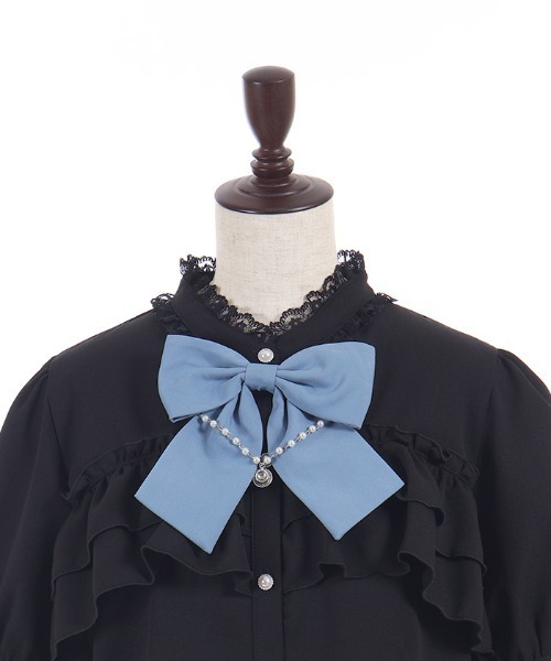 axes femme POETIQUE(アクシーズファムポエティック)の「ティーカップチャーム付きブラウス(シャツ/ブラウス・レディース・ブラック/ワイン/ホワイト・MEDIUM)」の17枚目の写真
