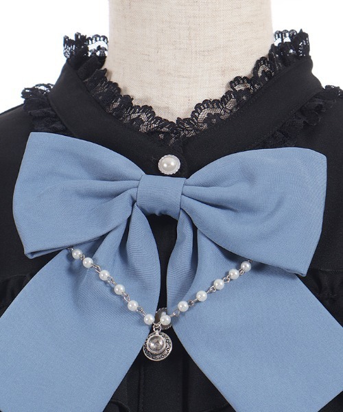 axes femme POETIQUE(アクシーズファムポエティック)の「ティーカップチャーム付きブラウス(シャツ/ブラウス・レディース・ブラック/ワイン/ホワイト・MEDIUM)」の18枚目の写真