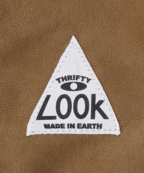 FRAMeWORK(フレームワーク)の「THRIFTY LOOK / スリフティ ルック 別注スエードエプロンベスト(ベルト・レディース・チョコ・FREE)」の3枚目の写真